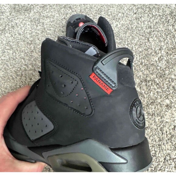 Nike Air Jordan 6 Retro Paris Saint-Germain Iron Grey Size 7 Youth (Size 8.5W) - Picture 8 of 8